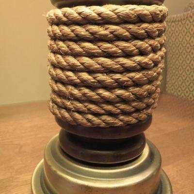 Vintage Nautical Rope Table Lamp
