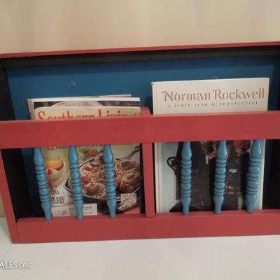 Custom Made Wall Magazine Rack