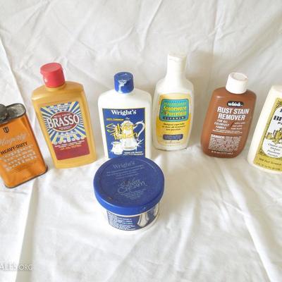 Mixed Lot of 7 Metal and Appliance Polishes