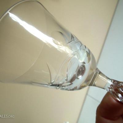 Matching Set Crystal Stemware