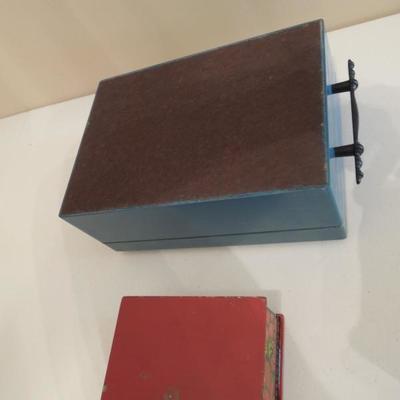 2 Decorative Wooden Boxes