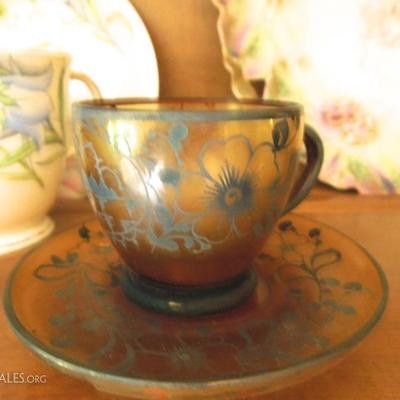 Lot of Antique European Style Cups and Plates