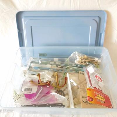 Lot of Mixed Hooks and Brackets