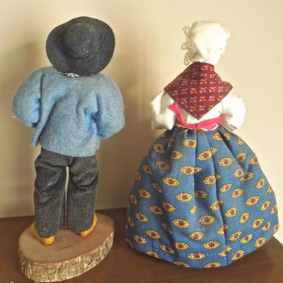 8 inch French Peasant Dolls