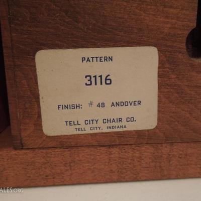 Antique Galley Style Book Shelf with Set of 16 Modern Library Cloth Classics
