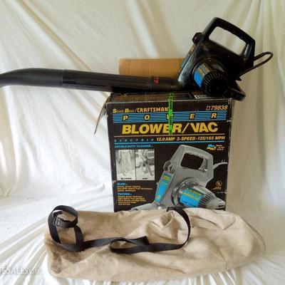 Sears Craftsman Electric Blower Vaccum Model 71-79838