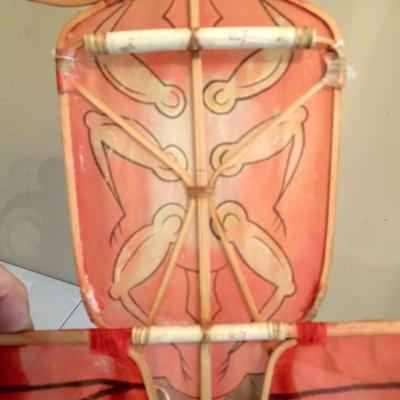 Vintage Japanese Cloth Dragon Kite w/Box