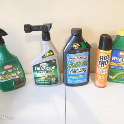 Mixed Lot of Gardening Chemicals