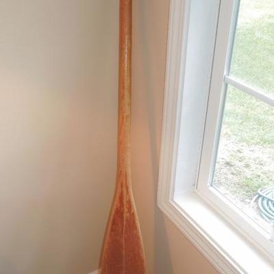 Old Wooden Canoe Paddle