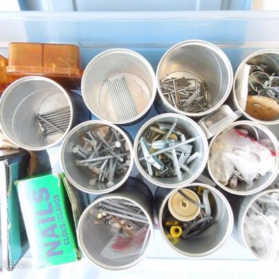 Mixed Lot of Nails and Hardware 