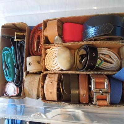 Lot of Ladies Fashion Belts