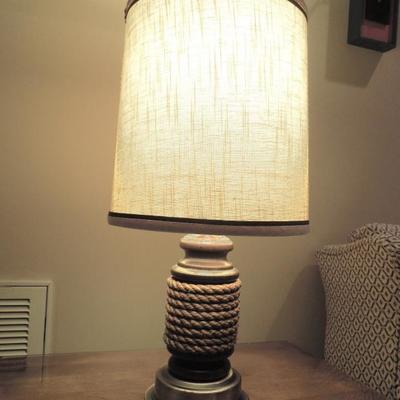 Vintage Nautical Rope Table Lamp