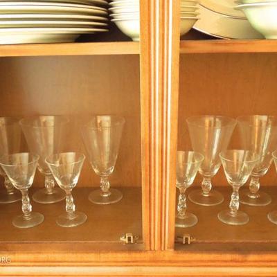 Matching Set Crystal Stemware