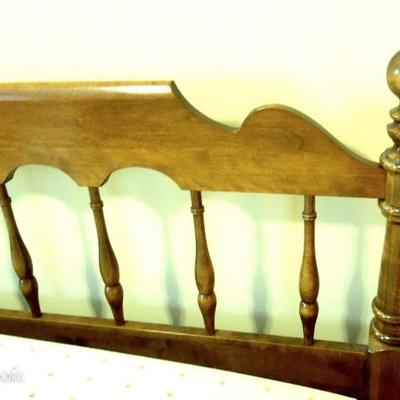 Set of Twin Maple Beds and King Mattress Set