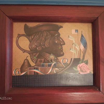 Pair of Small Framed Early American Prints