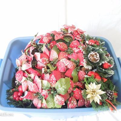 Large Bin of Christmas Greenery