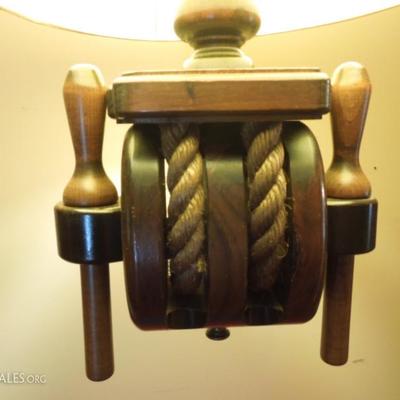 Vintage Pulley Hanging Ceiling Lamp