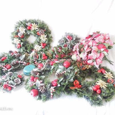 Large Bin of Christmas Greenery