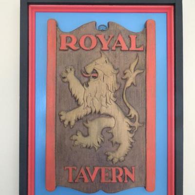 3D Custom Framed Historical Tavern Sign