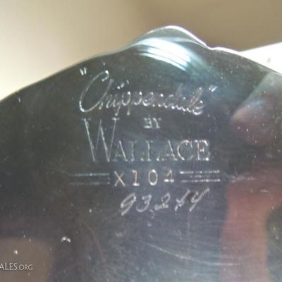 Wallace Silverplated Gravy Boat and Tray