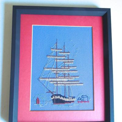 Framed 9 x 11 Needlpoint