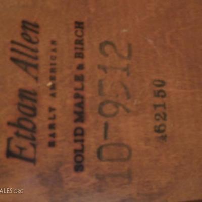 Ethan Allen 3 Shelf Maple Book Case