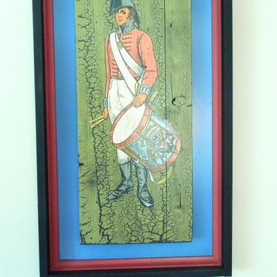 1812 Soldier in Uniform 3D Framed Picture