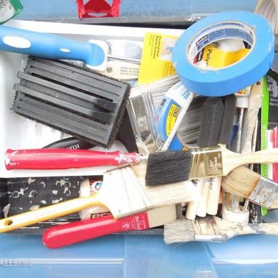 Mixed Lot of Paint Supplies