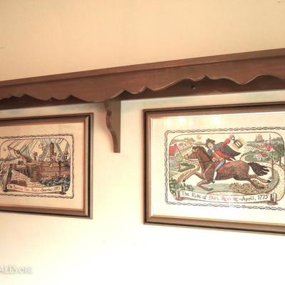 Pair of Historical Framed Prints