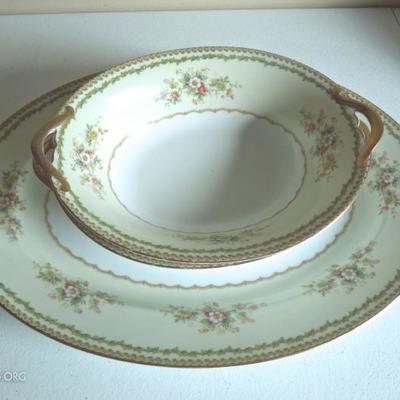 Vintage 12 Settings  Noritake "Alcona" Fine China w/Serving Pieces