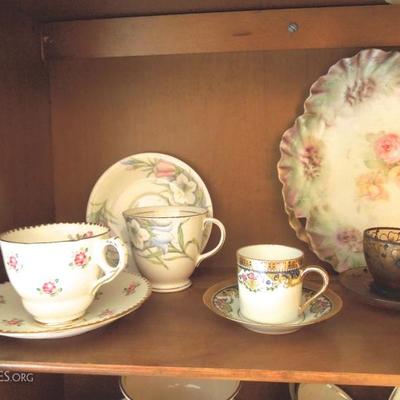 Lot of Antique European Style Cups and Plates