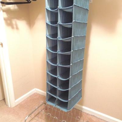 Lot of Closet Organizing Tools