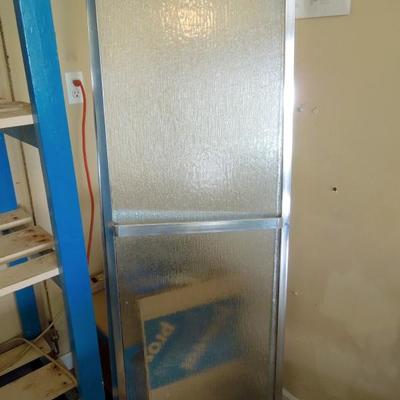 Pair of Track Sliding Shower Door Panels