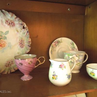 Lot of Antique European Style Cups and Plates