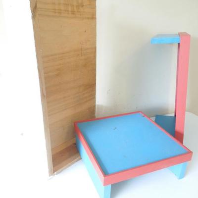 Lot of 3 Painted Wood Shelf Projects