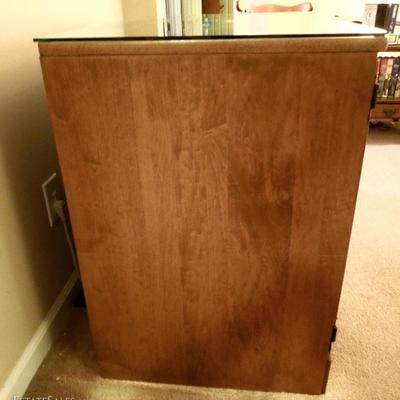 1 of 2 Ethan Allen "Old Tavern" Maple Cabinet