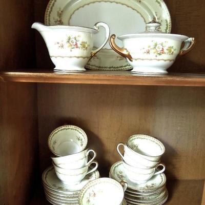 Vintage 12 Settings  Noritake "Alcona" Fine China w/Serving Pieces