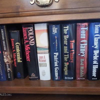 Lot of 10 Michener, Clancy, McCullough Hardbacks
