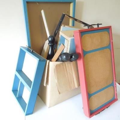 Mixed Lot Custom Painted Wood Projects