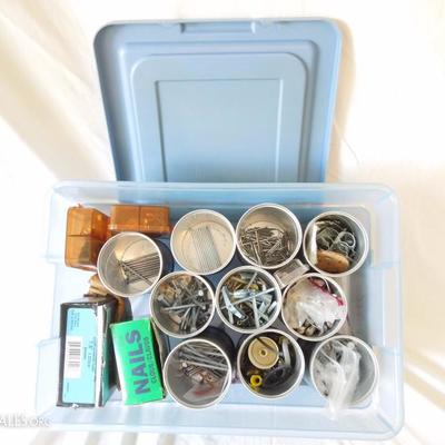 Mixed Lot of Nails and Hardware 