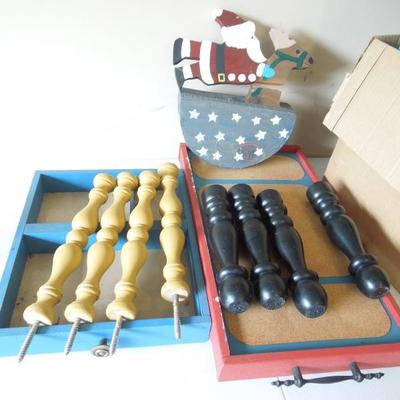 Mixed Lot Custom Painted Wood Projects