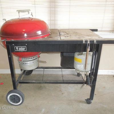 Weber Portable Charcoal and Gas Grill with Cover and Tools