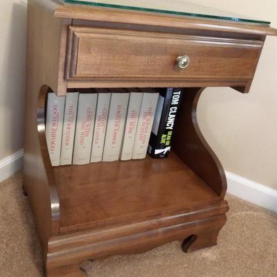 Maple Side Table with Drawer