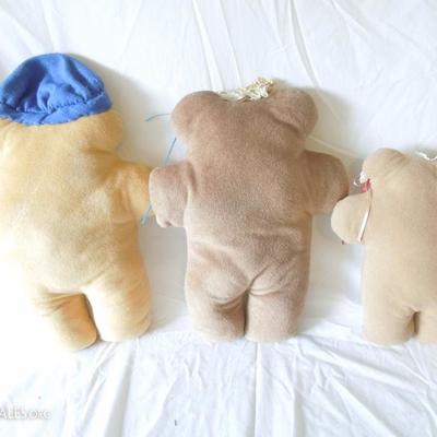 3 Home Made Stuffed Bears
