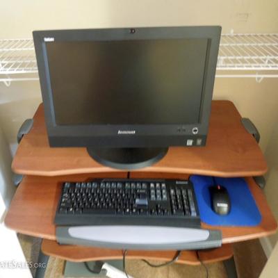 Lot of Office Equipment including Monitor and Printer