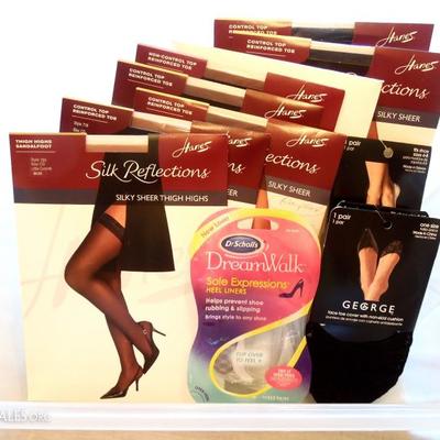 Lot of 8 Pairs Unopened Hanes Panty Hose and more