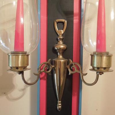 Pair of Custom Mounted Wall Sconces