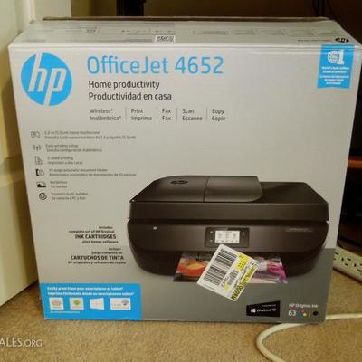 Lot of Office Equipment including Monitor and Printer