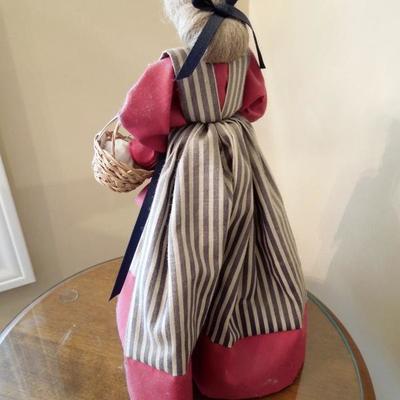 Betsy Ross Cloth and Pine Decorative Doll