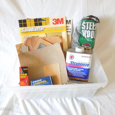 Mixed Lot of Refinishing Supplies